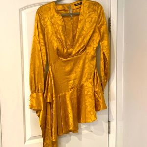 Nasty Gal marigold long sleeve dress